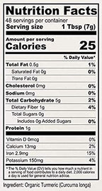 Anthony's Organic High Curcumin Turmeric Powder, 12 oz, Gluten Free, Non GMO, Non Irradiated