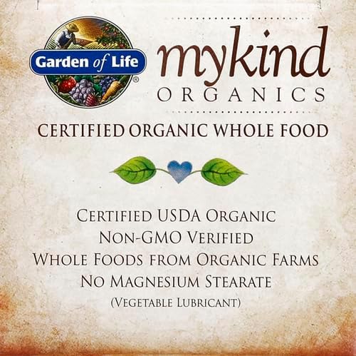 Garden of Life Once Daily Whole Food Multivitamin for Men, Organic Mens Vitamins & Minerals, Vitamin C, Zinc, Vegan, for Health & Well-Being, 60 Tablets (Pack of 6)