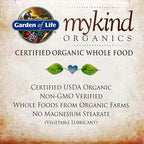 Garden of Life Once Daily Whole Food Multivitamin for Men, Organic Mens Vitamins & Minerals, Vitamin C, Zinc, Vegan, for Health & Well-Being, 60 Tablets (Pack of 6)