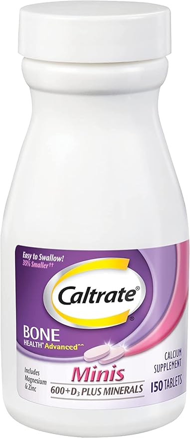 Caltrate Minis + Minerals Size 150ct Caltrate Minis + Minerals ,150 Count (Pack of 2)