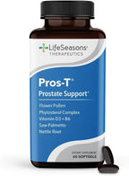 LifeSeasons Urinari-X + Pros-T Bundle – Urinary Tract & Prostate Support – Fast UTI Relief, Bladder Comfort, Supports Normal Urinary Flow – D-Mannose, Cranberry – 90 Capsules + 60 Softgels