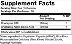Olympian Labs Alpha Lipoic Coenyme Q 10 200 mg Caps, 60 Count