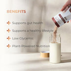 Complete by JuicePlus+ Dutch Chocolate Shakes - Plant-Based Nutrition - Whole Food Based Shake Powder with Protein, Fiber & Prebiotics - 30 Servings (2 Pouches, 15 Servings Each)