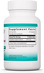 Allergy Research Group Nutricology Citrus Seed Extract Supplement - Grapefruit Seed Extract 250mg, Supports Metabolic Function, Vegetarian Capsules - 150 Count