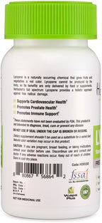 Lycopene 50mg Capsules - Natural Prostate Health Support Supplements for Men - Immune Support, Antioxidant, Vision Support, Heart Health, Eye Health - Pure Tomato Extract (120 Capsules)