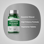 Piping Rock Chromium Picolinate 1000mcg | 360 Tablet Pills | Vegetarian, Non-GMO, Gluten Free Supplement