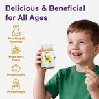 NAC Supplement 1000mg for Adults & 500mg for Kids, N-Acetyl Cysteine Supplement Gummies, Synergistic Antioxidant, Vegan, Sugar-Free 60 Gummies