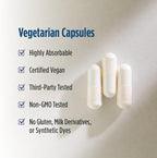 Nordic Naturals Magnesium Complex - 90 Capsules - 225 mg Magnesium, 1.9 mg Iron - Brain & Heart Health, Mood, Energy, & Muscle Relaxation - Non-GMO, Vegan - 30 Servings