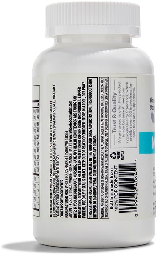 365 by Whole Foods Market, Adult Multivitamin with Iron, 17 Essential Vitamins and Minerals, 180 Tablets