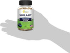 aSquared Nutrition Shilajit 1000mg - 120 Capsules - Pure Shilajit Extract Supplement and Powder Complex Pills - Natural Humic & Fulvic Acid & Trace Minerals - Alternative to Resin & Drops