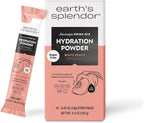 Earth's Splendor Electrolytes Powder Packets Sugar Free White Peach Hydration Sticks with Essential Vitamins for Energy & Sports Performance Travel-Friendly Single-Serve Packets for Daily Use 10 Pack