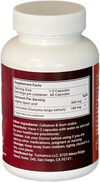 Revive LC – Bioavailable Alpha‑Lipoic Acid & Turmeric Curcumin – Liposomal Neural Support Format – Vegan, Non‑GMO, Gluten‑Free – 60 Capsules