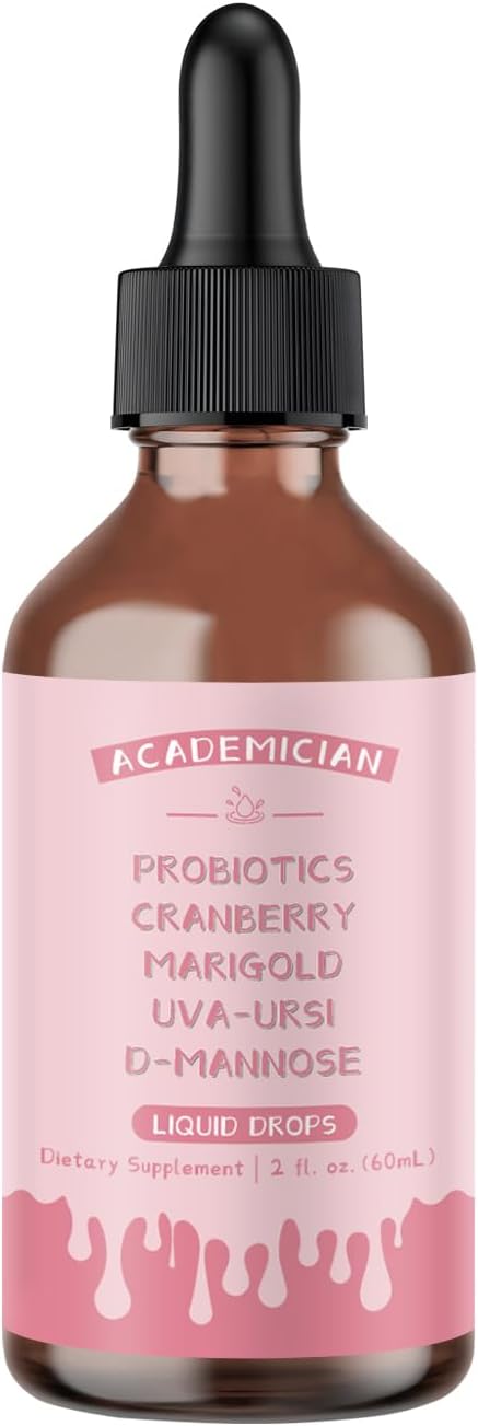Cranberry Extract Liquid Probiotic with UVA Ursi Tincture D Mannose Liquid - 60ml