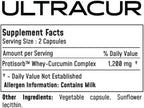UltraCur Curcumin Complex Supplement - Ultra Bioavailable High Absorption Turmeric Curcumin Supplement for Joint, Muscle & Brain Support - Patented Protisorb for Premium Absorption – 120 Capsules
