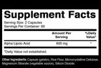 Oxify Alpha Lipoic Acid 600 mg | 120 Capsules | Gluten-Free, Non-GMO | Supplement Made in USA