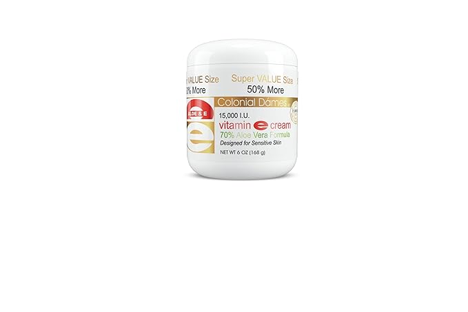 Colonial Dames Vitamin E and 70% Aloe Moisturizing Cream is a Powerful moisturizer for Even Delicate & Sensitive Skin