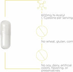 Integrative Therapeutics NAC - Antioxidant Support Supplement for Respiratory & Lung Function* - Gluten-Free & Dairy-Free - 60 Capsules (60 Servings)