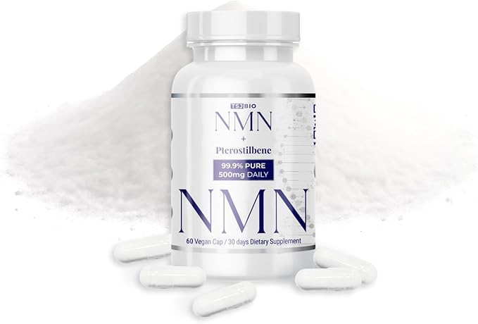NMN + Pterostilbene Dietary Supplement (60 Caps)