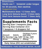 Colloidal Silver Liquid Spray | 10 PPM Ionic Silver | 4 oz Glass Bottle by Silver Holistics