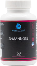 D-Mannose with Cranberry, Dandelion & Hibiscus Extract - Aids in Bladder, Urinary Tract Support, Flush Impurities - Ultra Absorption Gluten Free & Non GMO | 60 Capsules