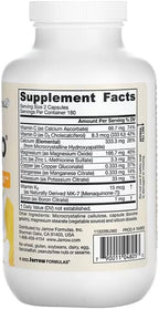 Jarrow Formulas BoneUp for Bone Density - Vitamin D3 and K2, Calcium Support, 360 Capsules, Promotes Skeletal Nutrition, Up to 60 Days Supply (Pack of 2)