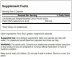 Swanson PectiPure Modified Citrus Pectin Cellular and Digestive Health Supplement for Wellness-Conscious Adults - 82% Galacturonic Acid (60 Capsules, 600 mg Each, 2 Pack)