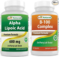 Best Naturals Alpha Lipoic Acid 600 mg & B-100 Complex