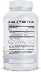 Nordic Naturals ProEPA, Lemon - 120 Soft Gels - 1210 mg Omega-3 - High-Intensity EPA Formula for Healthy Mood, Heart Health & Cellular Function - Non-GMO - 60 Servings