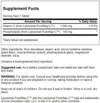 Swanson Liposomal Vitamin C - High Bioavailability 1,000 mg 60 Tabs