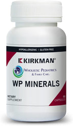 Kirkman WP Minerals || 90 Vegetarian Capsules || A Comprehensive Mineral Supplement for Those who do not get Enough nutrients from Their Diet.