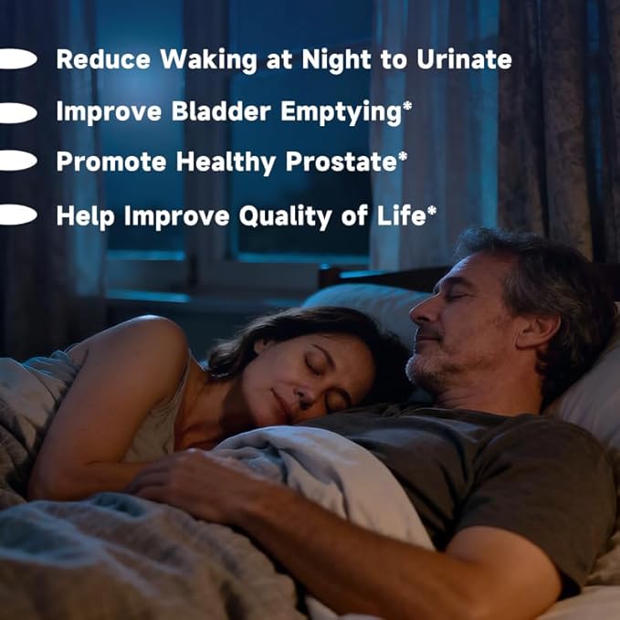 7-in-1 500mg Saw Palmetto for Men Prostate Health Supplement with 200mg Nettle, 200mg Pumpkin Seed Oil - Support Male Urinary Tract and Prostate for Mens Health* & Healthy Immune Function*