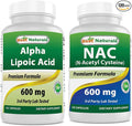 Best Naturals Alpha Lipoic Acid 600 mg & NAC 600 mg