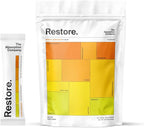 The Absorption Company Electrolyte Powder Packets - Workout Recovery & Hydration Drink Mix with Liposomal Glutathione, Vitamin C & Methylated B Vitamins - Mango Lemonade (14 Sticks)