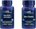 Life Extension Senolytic Activator with Quercetin & Fisetin - For Immune Support, Anti-Aging & Longevity - 36 Vegetarian Capsules & 30 Vegetarian Capsules of Bio-Fisetin for Cellular Health & Cognitive Health