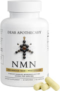 NMN 500mg - Nicotinamide Mononucleotide NAD+ Precursor Supplement, 60 Capsules, 30 Servings, Vegan, Non-GMO, Gluten Free, Made in USA