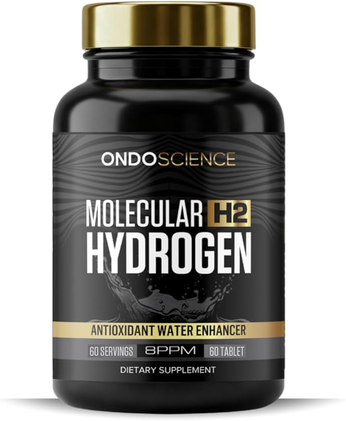 Molecular H2 Hydrogen - Promotes Healthy Aging, Cellular Energy, and Cognitive Function – Made with Elemental Magnesium. Free from GMOs, Gluten, and Soy
