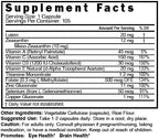 Nature's Fusions Nutri Lutein 20mg Eye Vitamins Complex - Triple Carotenoid Formula - Lutein and Zeaxanthin - Contains Zinc, Vitamins A,C,D3,E, Folate - 60 Capsules - Eye Health Supplements