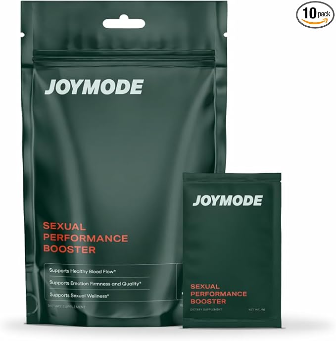 JOYMODE Sexual Performance Booster for Men – Fast-Acting Erection & Libido Support with L-Arginine, L-Citrulline & Ginseng – Premium On-Demand Male Enhancing Supplement Powder