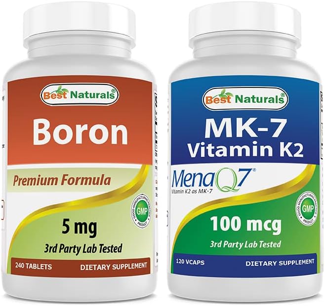 Boron 5 mg & MK-7 Vitamin K2 100 mcg