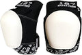 187 Killer Pads Pro Knee Pad, Black, Junior (Black/White, Medium)