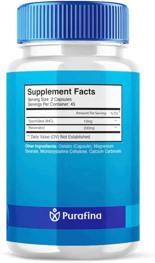 Spermidine Capsules with Resveratrol (60 Capsules)