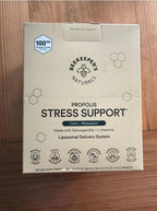 Ashwagandha Liposomal Stress Support by Beekeeper's Naturals, 600mg with Propolis, L-Theanine, Anti-Stress Support for Calm & Relaxation, 30ct