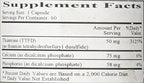 Ecological Formulas Allithiamine Vitamin B1 50 Mg, White, 60 Count