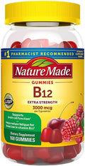Nature Made B12 Gummies Extra Strength 3000 MCG PER 2 Gummies (160 CT)