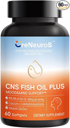 CNS Fish Oil Plus Softgels Dietary Supplement