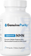250mg Liposomal NMN Supplement - 60 Vegan Capsules to Support NAD+ Production, Cellular Energy & Healthy Aging - Nicotinamide Mononucleotide for Metabolic Wellness & Immune Support