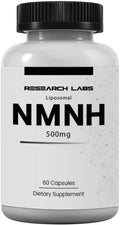 Research Labs Liposomal NMNH (NMN Supplement Alternative) 500mg Per Serving | 60 Capsules (Dihydronicotinamide Mononucleotide) NAD Supplement to Boost NAD+ Levels for Anti Aging