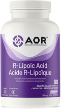 AOR R Alpha Lipoic Acid 150mg, 90 Vegan DR Capsules, 30-Day Supply – Pure R-Lipoic Acid Formula for Antioxidant Activity, Carbohydrate Metabolism & Everyday Digestive Balance – Non-GMO, Gluten-Free