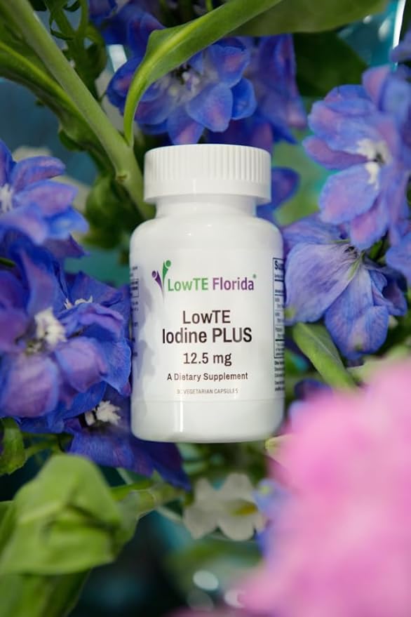 Iodine Plus 12.5 mg - 90 Vegetarian Capsules for Energy, Mood, & Healthy Body Function | Iodine Supplement for Strengthening Hair, Nails, & Teeth | Regulates Metabolism