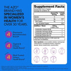 AZO Complete Feminine Balance Daily Vaginal Probiotics for Women,Clinically Proven to Help Protect Vaginal Health,Helps Balance pH and Yeast,60 Count (Pack of 2)